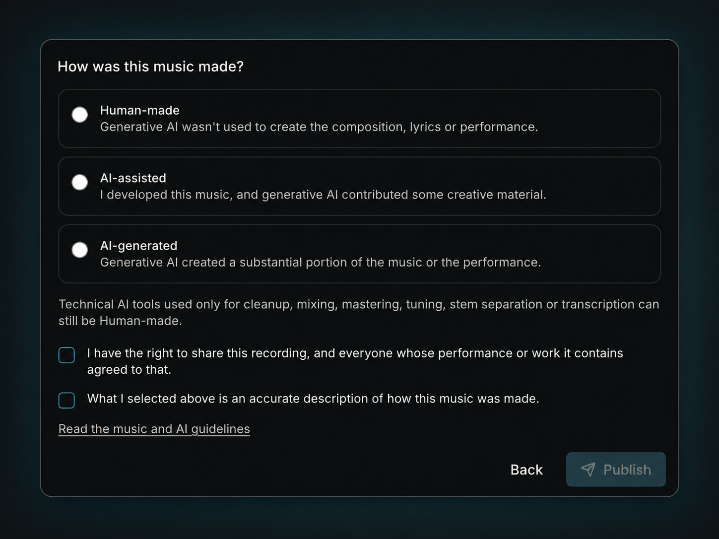 How was your TuneCheck created?